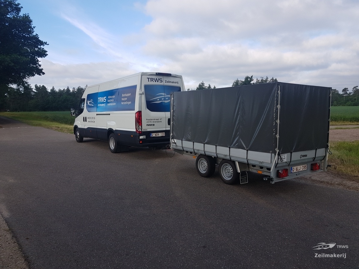 Huif voor Aanhanger door Zeilmakerij TRWS uit Arendonk