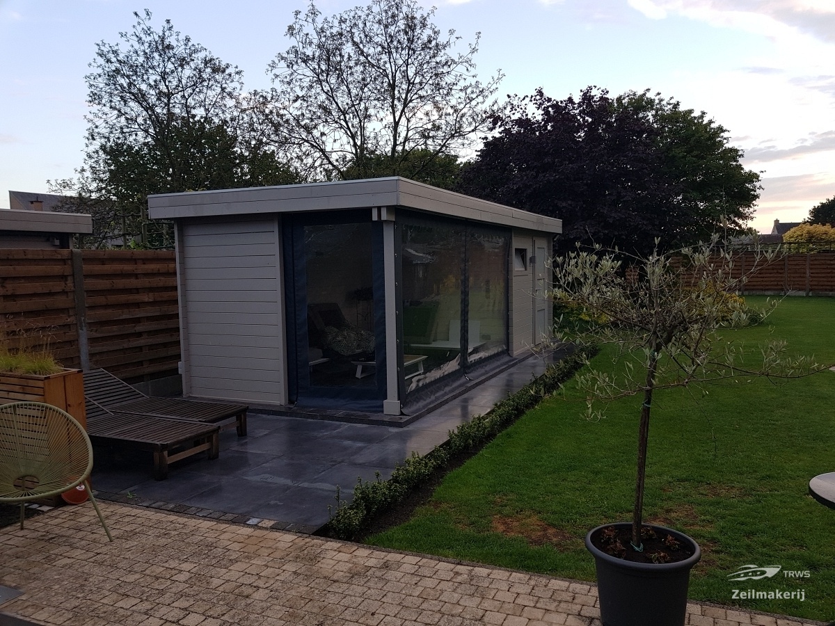 Verandazeilen voor Bijgebouw door Zeilmakerij TRWS uit Arendonk